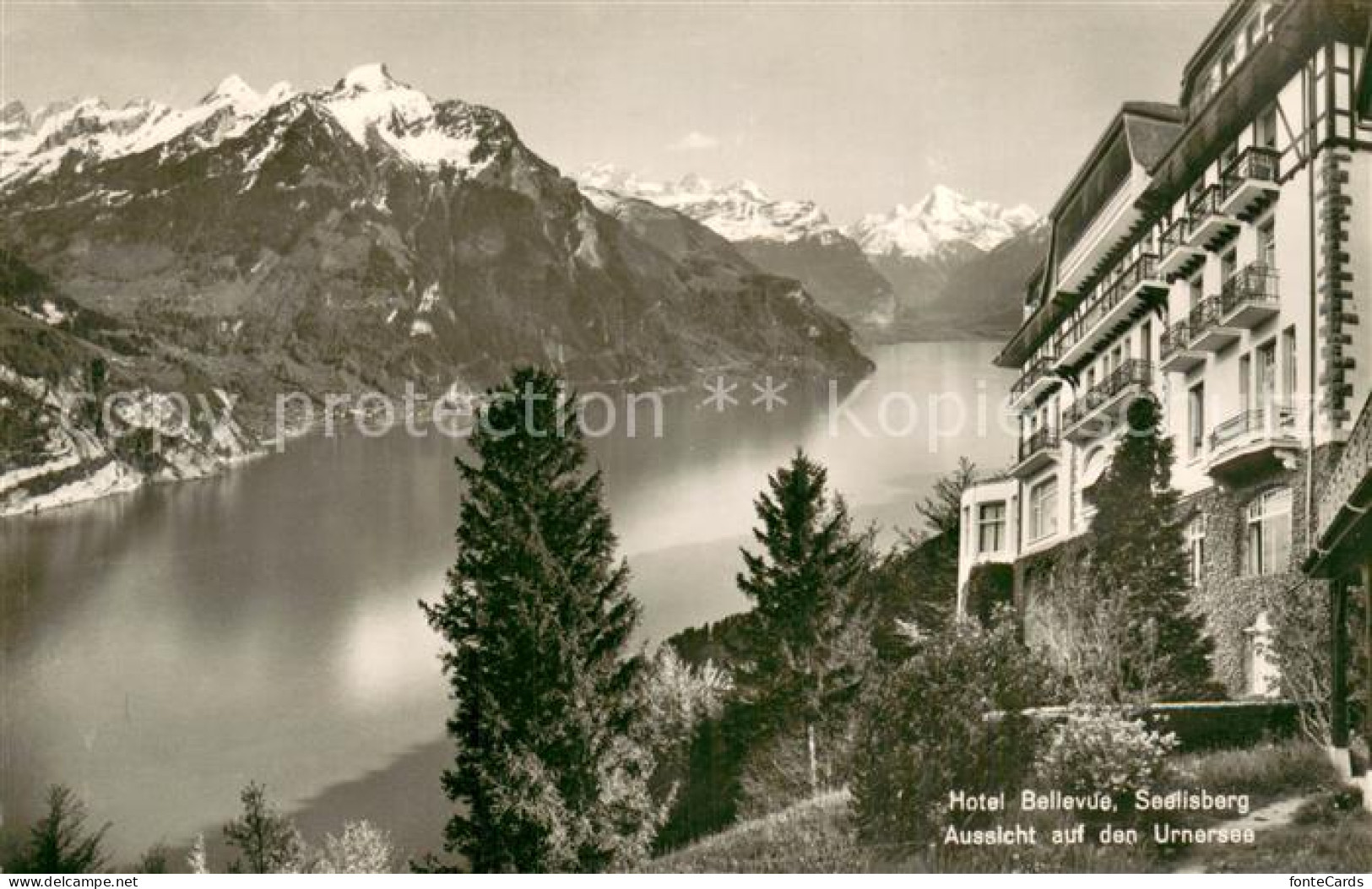 13764052 Seelisberg UR Hotel Bellevue Mit Unterseeblick Seelisberg UR - Autres & Non Classés