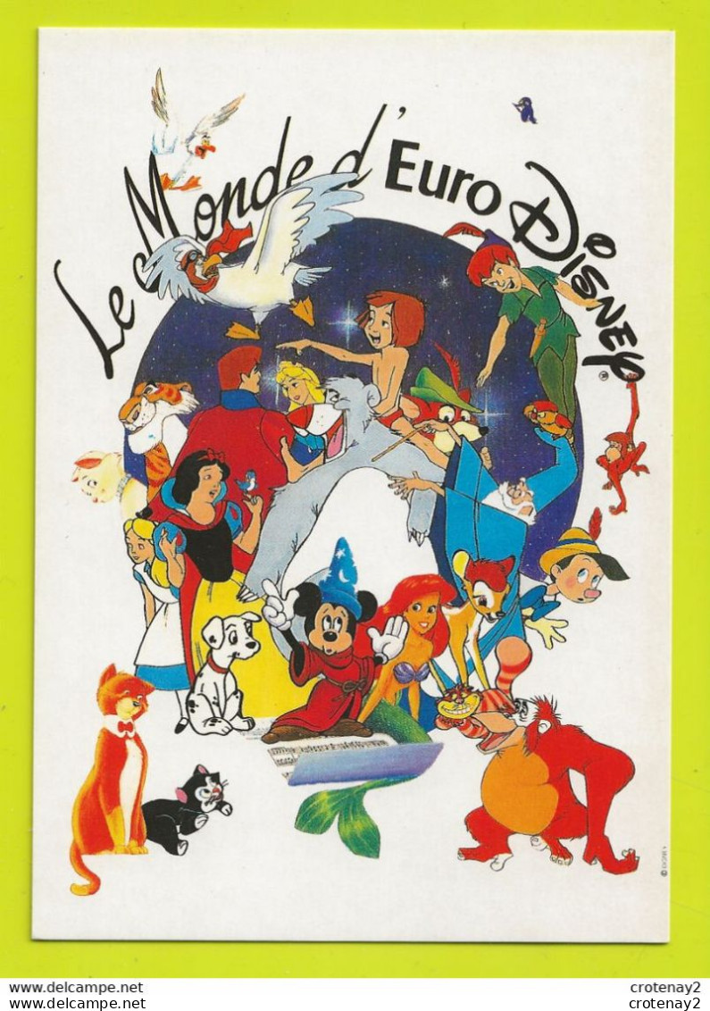 Walt DISNEY Le Monde Eurodisney VOIR DOS - Sonstige & Ohne Zuordnung