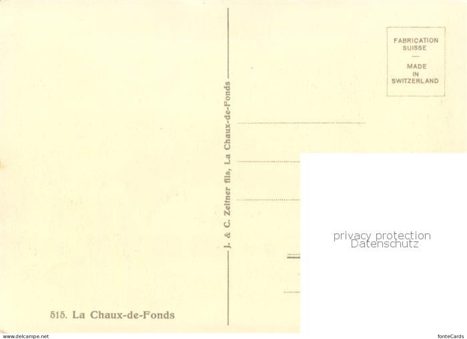 13760843 La Chaux-de-Fonds NE Schnee-Daecher  - Autres & Non Classés