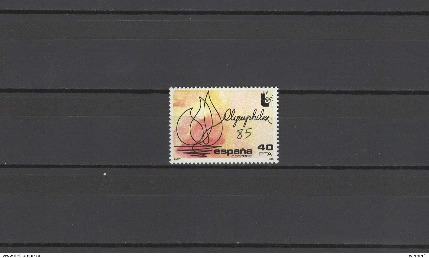 Spain 1985 Olympic Games, Olymphilex Stamp MNH - Estate 1984: Los Angeles