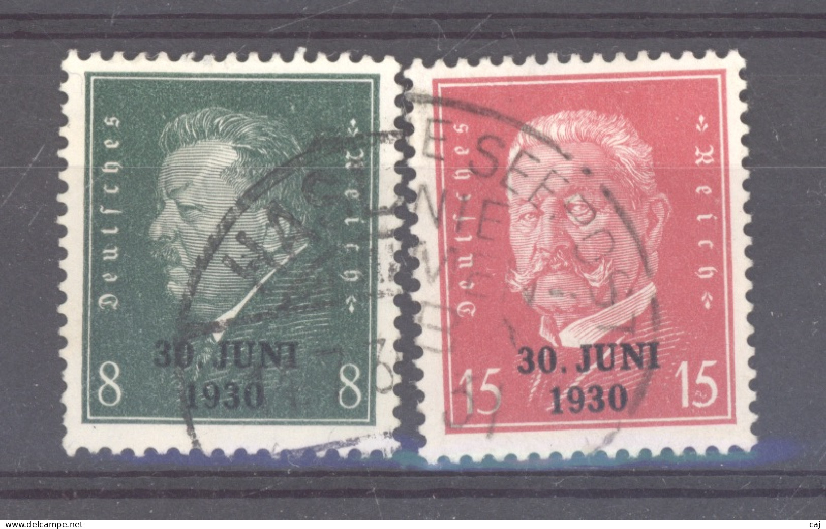 Allemagne  -  Reich  :  Mi  444-45  (o)              ,       N2 - Used Stamps