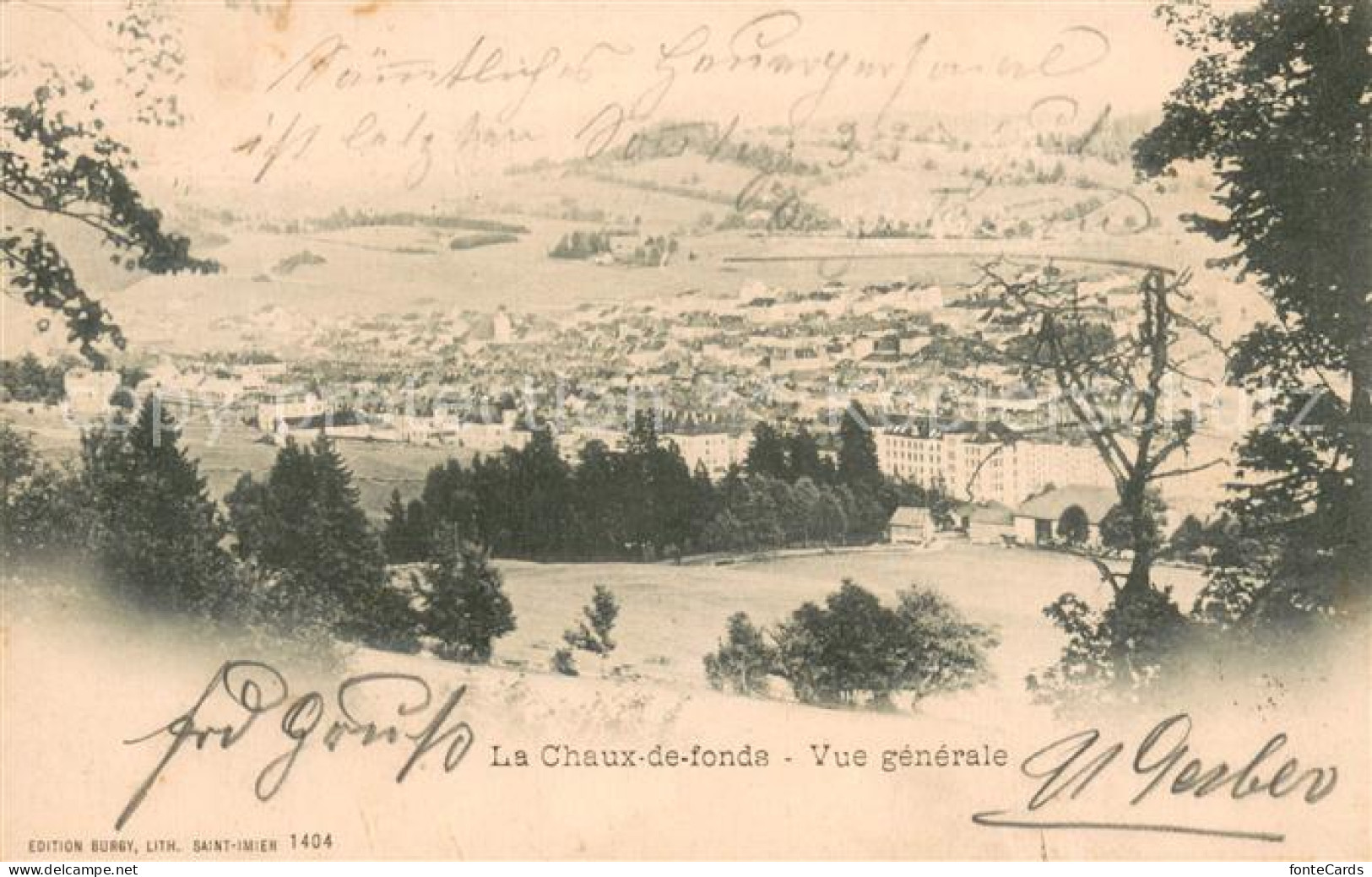 13760224 La Chaux-de-Fonds NE Vue Generale  - Autres & Non Classés