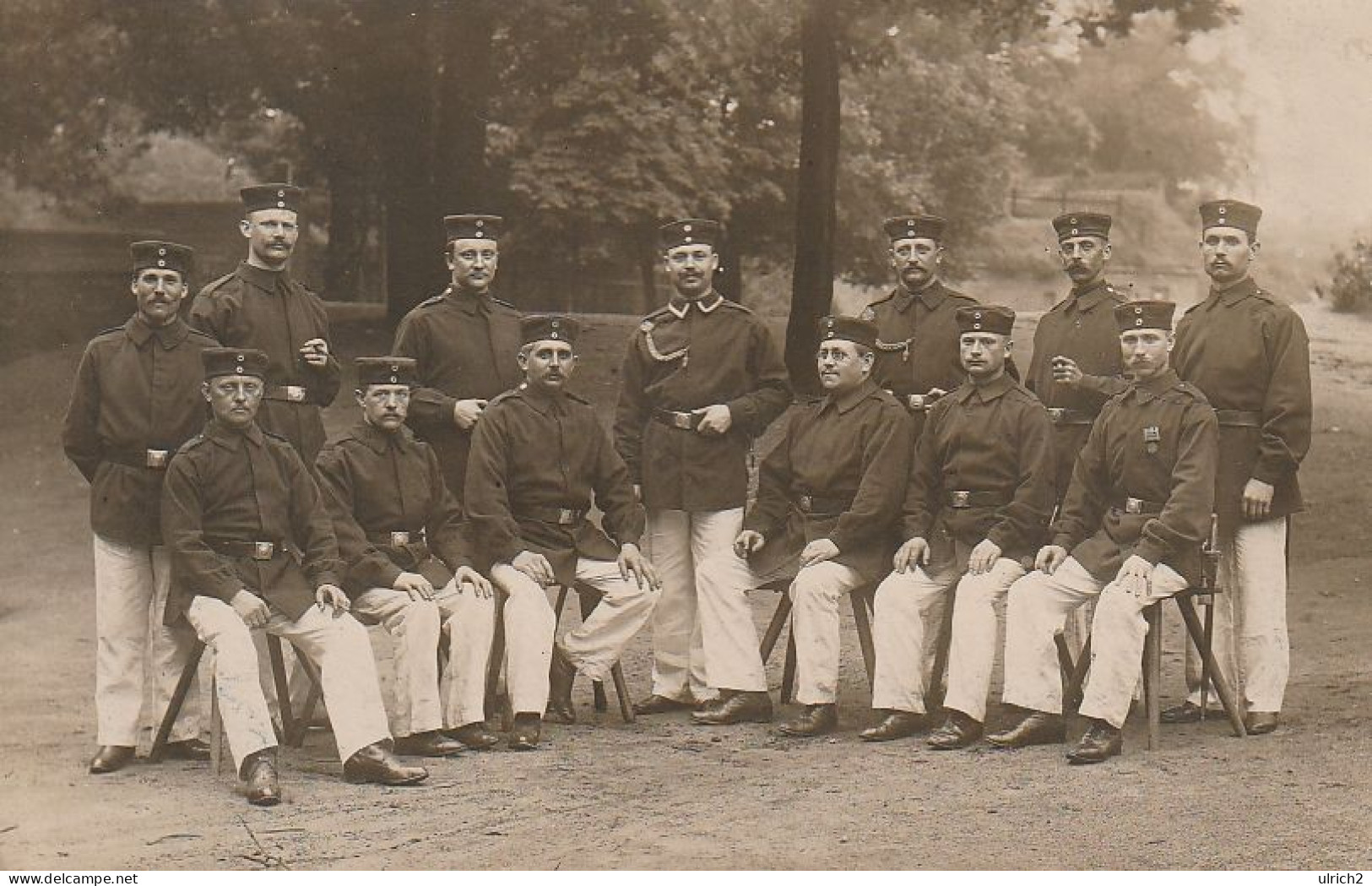 AK Foto Gruppe Deutsche Soldaten - Ca. 1910 (68931) - Guerre 1914-18