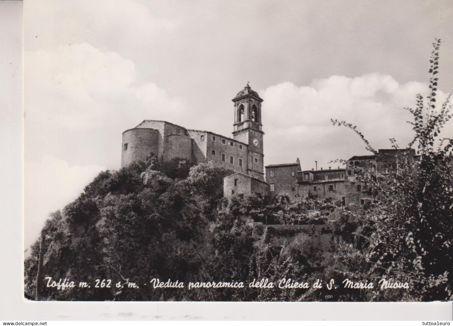 TOFFIA  RIETI  VEDUTA CHIESA DI S. MARIA NUOVA  VG - Rieti