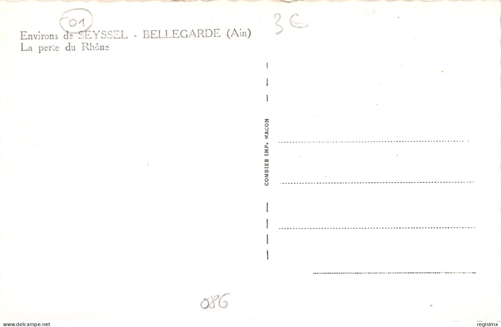 01-BELLEGARDE SUR VALSERINE-N°3028-E/0335 - Bellegarde-sur-Valserine