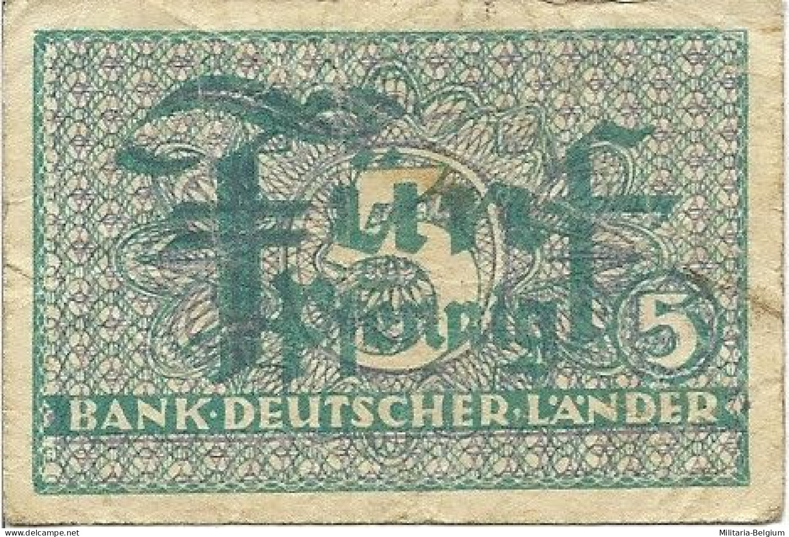 Duitsland - Fünf Pfennig - Bank Deutscher Länder - 1948/1949 - Other & Unclassified