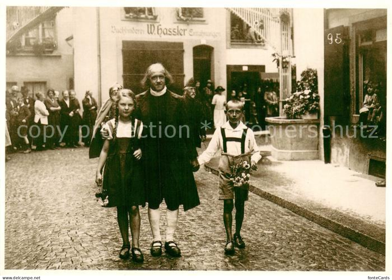 13759211 Aarau AG Pestalozzi Am 100-Jahr-Schuetzenfest I. D. Gruendungsstadt 192 - Autres & Non Classés