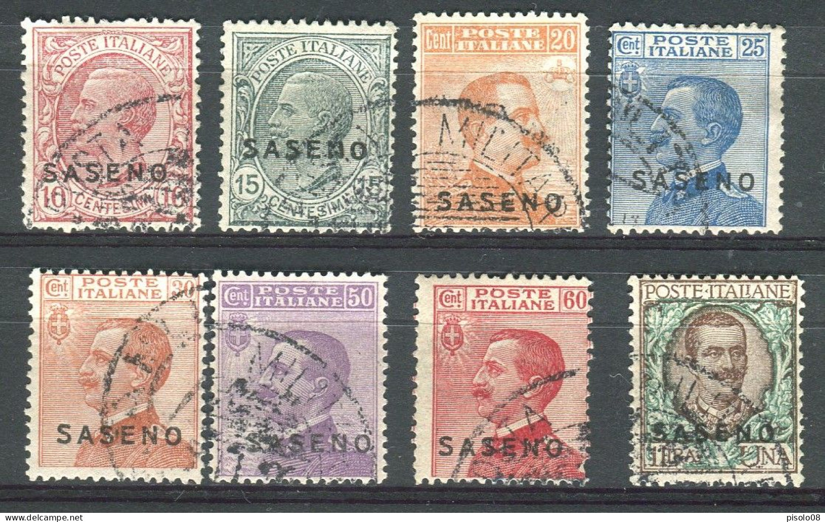 SASENO 1923 SERIE CPL. USATA - Saseno