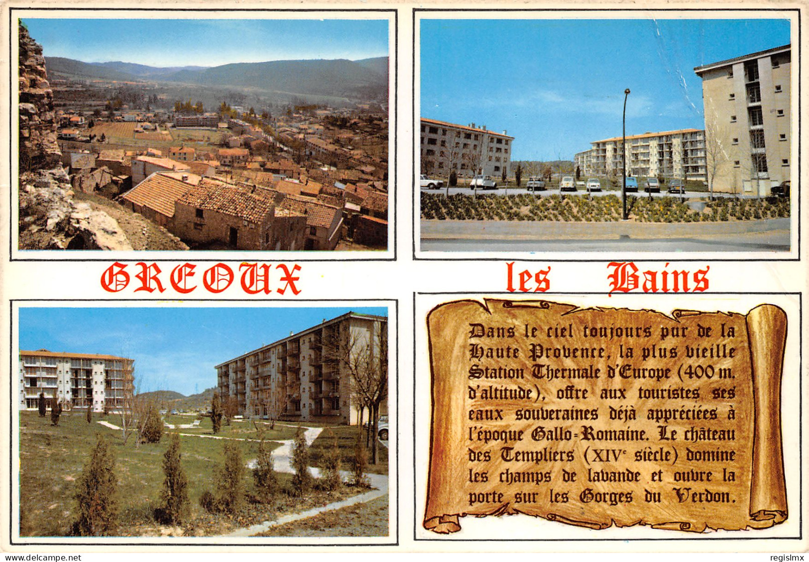 04-GREOUX LES BAINS-N°3030-C/0087 - Gréoux-les-Bains