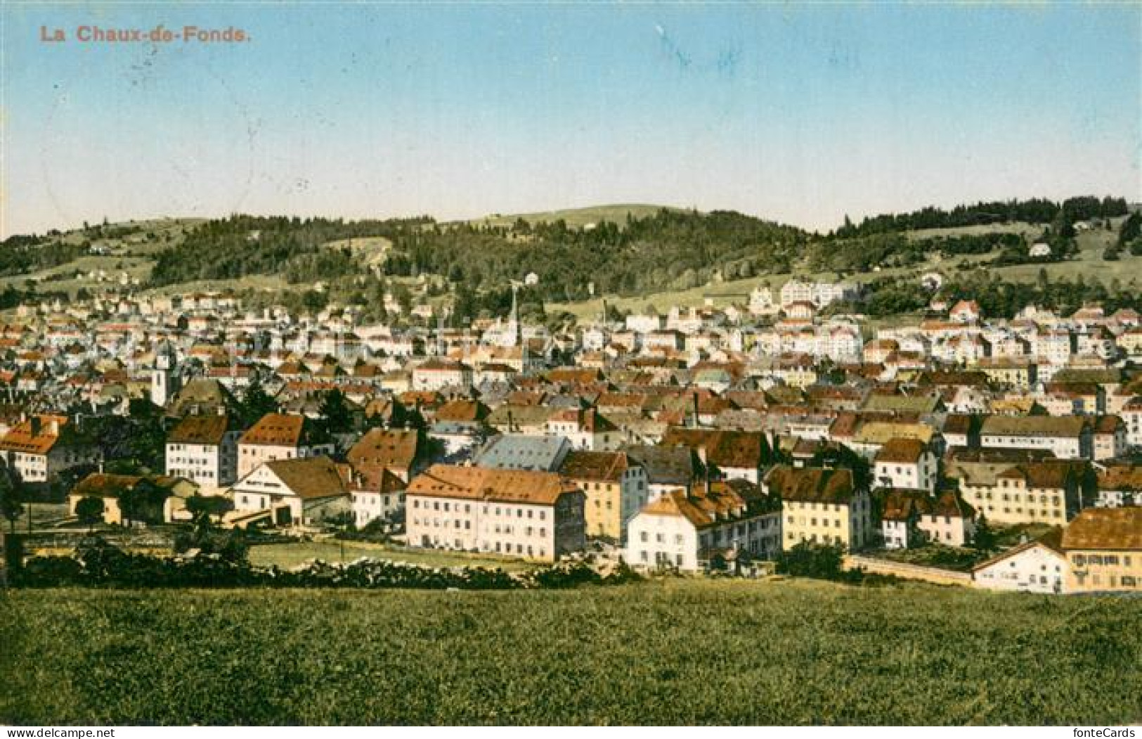 13758621 La Chaux-de-Fonds NE Panorama  - Autres & Non Classés