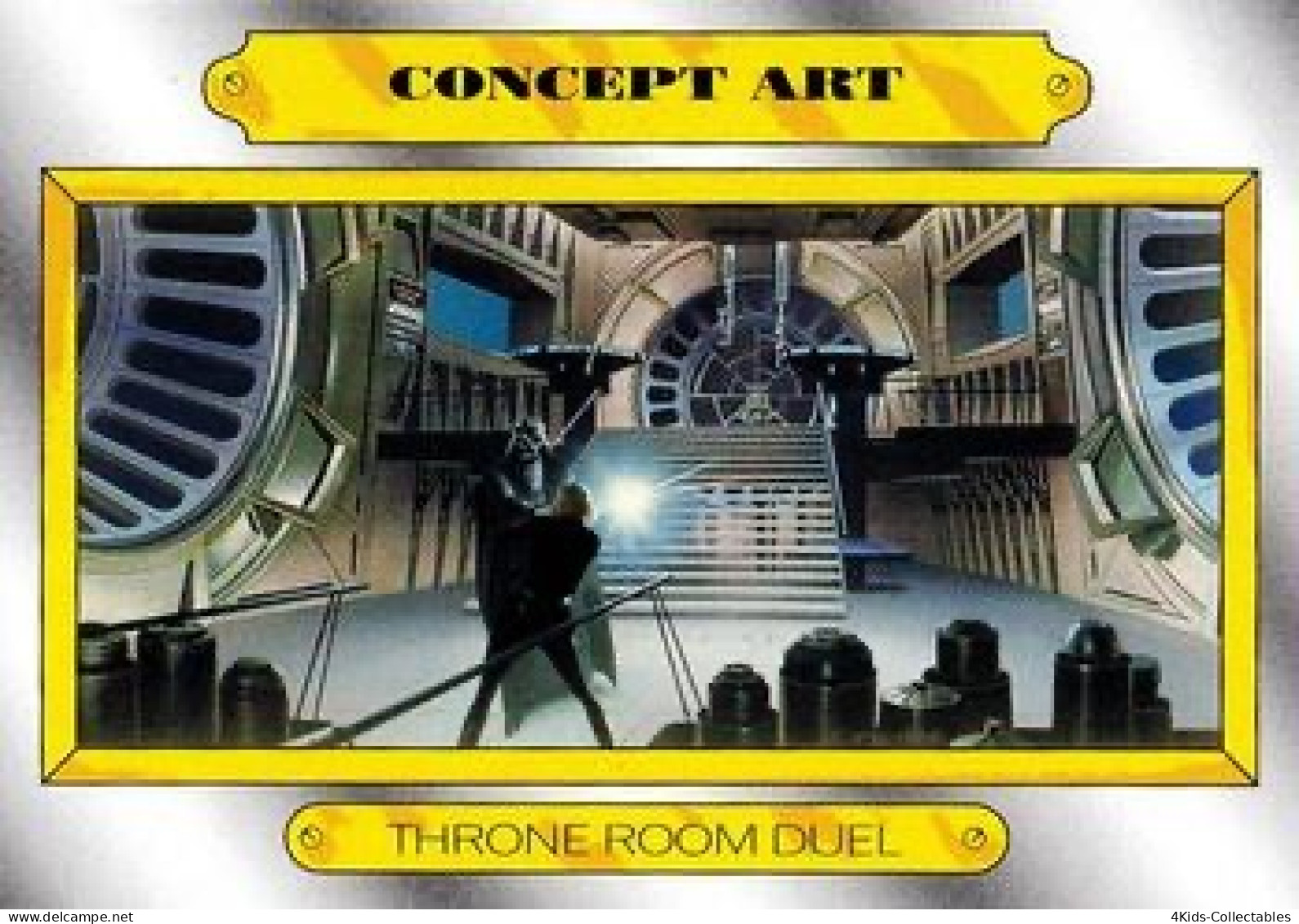 2015 Topps STAR WARS Journey To The Force Awakens "Concept Art" CA-6 Throne Room Duel - Star Wars