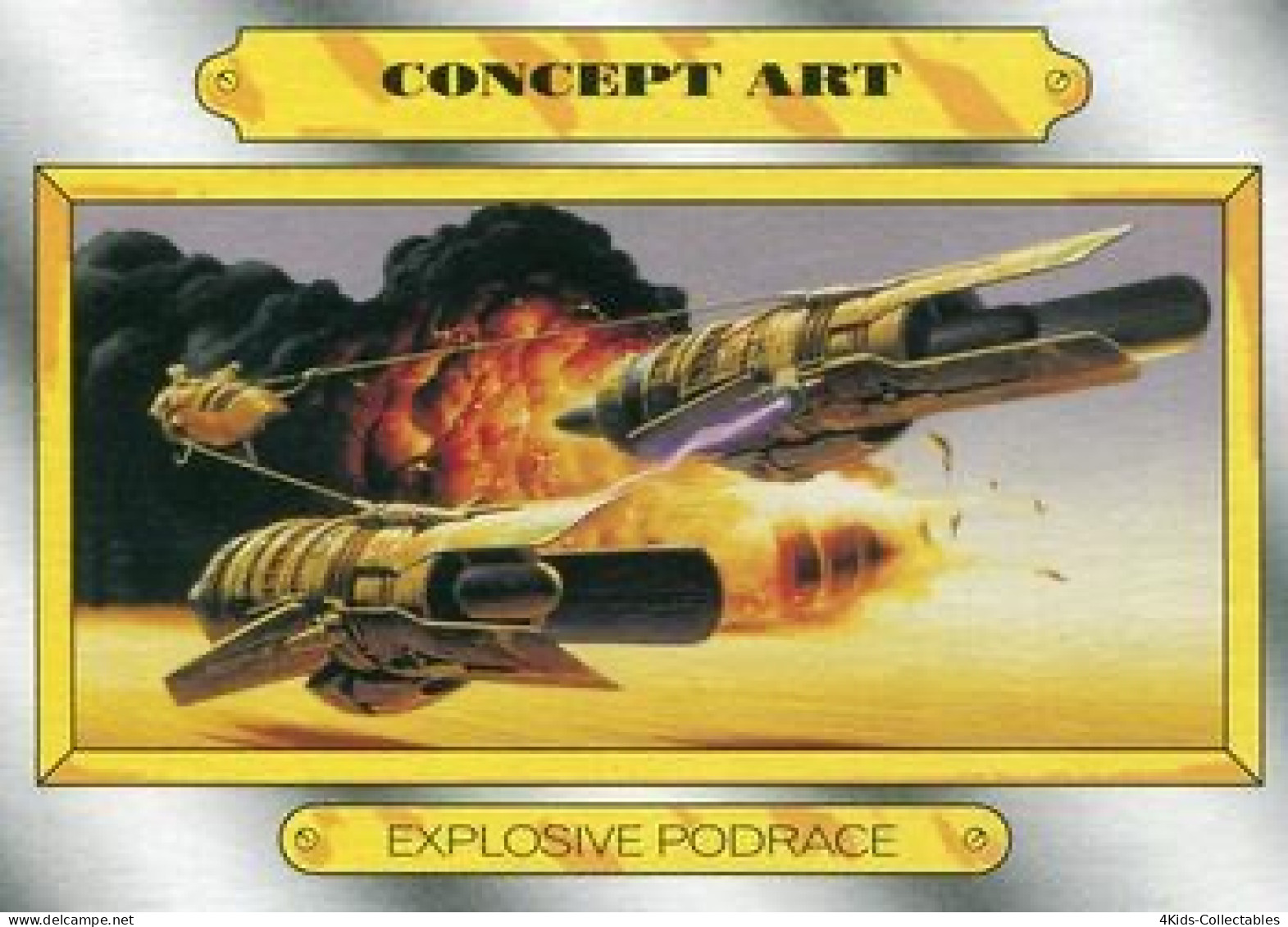 2015 Topps STAR WARS Journey To The Force Awakens "Concept Art" CA-7 Explosive Podrace - Star Wars