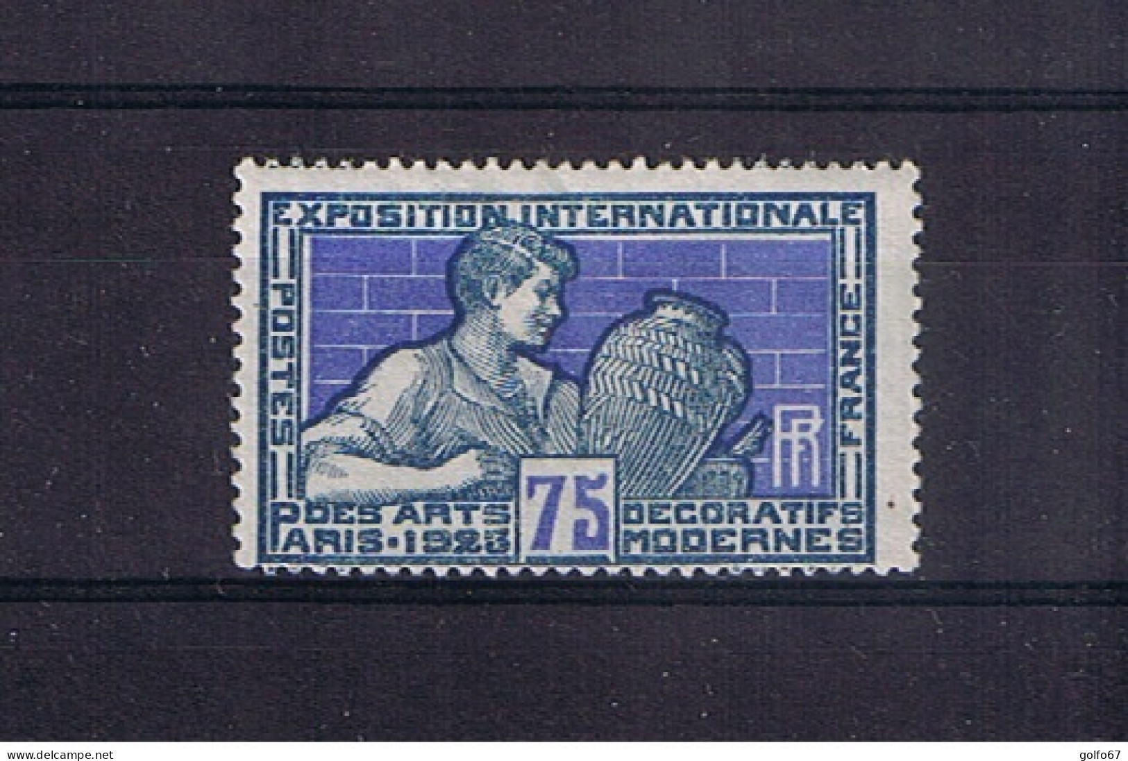 FRANCE 1924-25 Y&T N° 214 NEUF* Traces (0500) - Unused Stamps