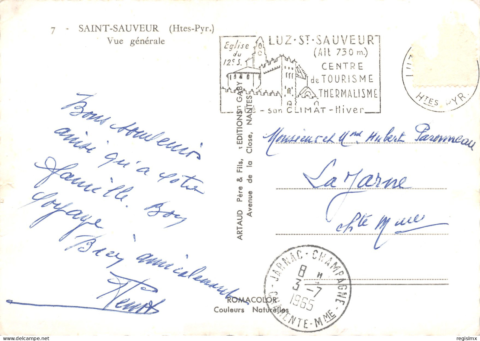 65-LUZ SAINT SAUVEUR-N°3031-B/0129 - Luz Saint Sauveur