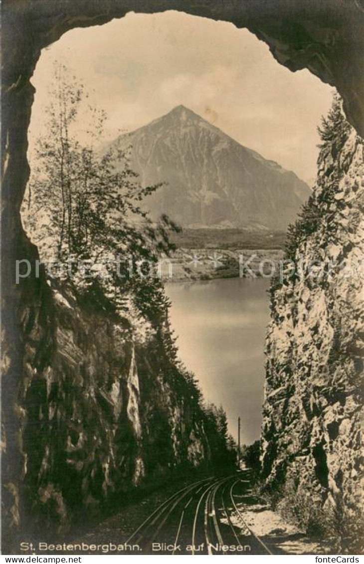 13758331 Beatenberg BE St Beatenbergbahn Mit Niesenblick  - Otros & Sin Clasificación