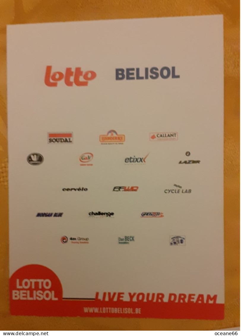 Lot 15 Cartes Lotto Belisol Ladies 2014 - Cycling