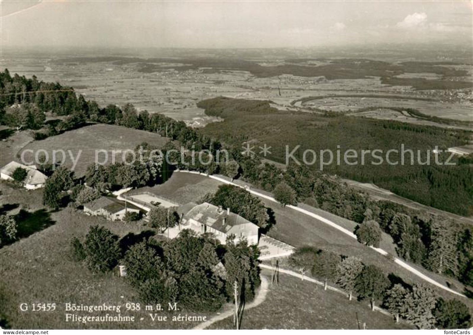 13757713 Boezingenberg BE Fliegeraufnahme Mit Kurhaus Boetzingenberg  - Autres & Non Classés