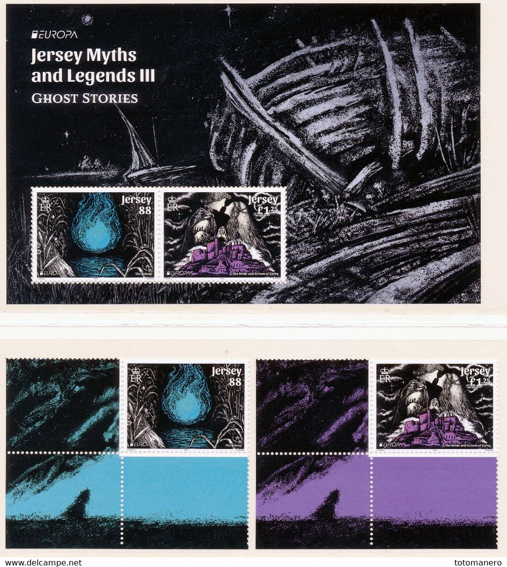 JERSEY EUROPA 2022 "Stories & Myths" Set & Minisheet** - 2022