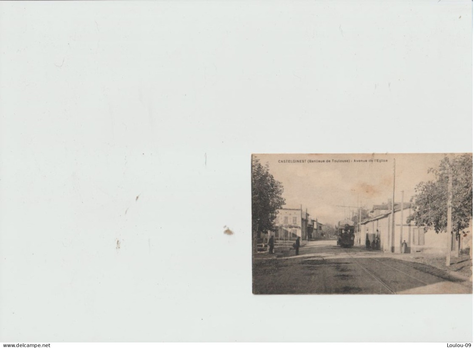 Castelginest (31) 1910-Avenue De L'église - Other & Unclassified