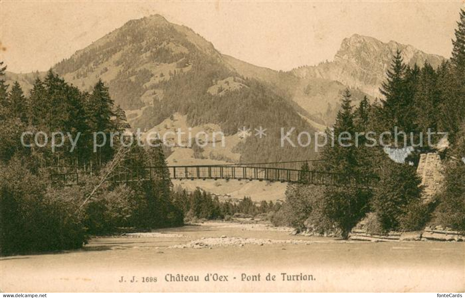 13757472 Chateau-d Oex Pont De Turrion Chateau-d Oex - Sonstige & Ohne Zuordnung