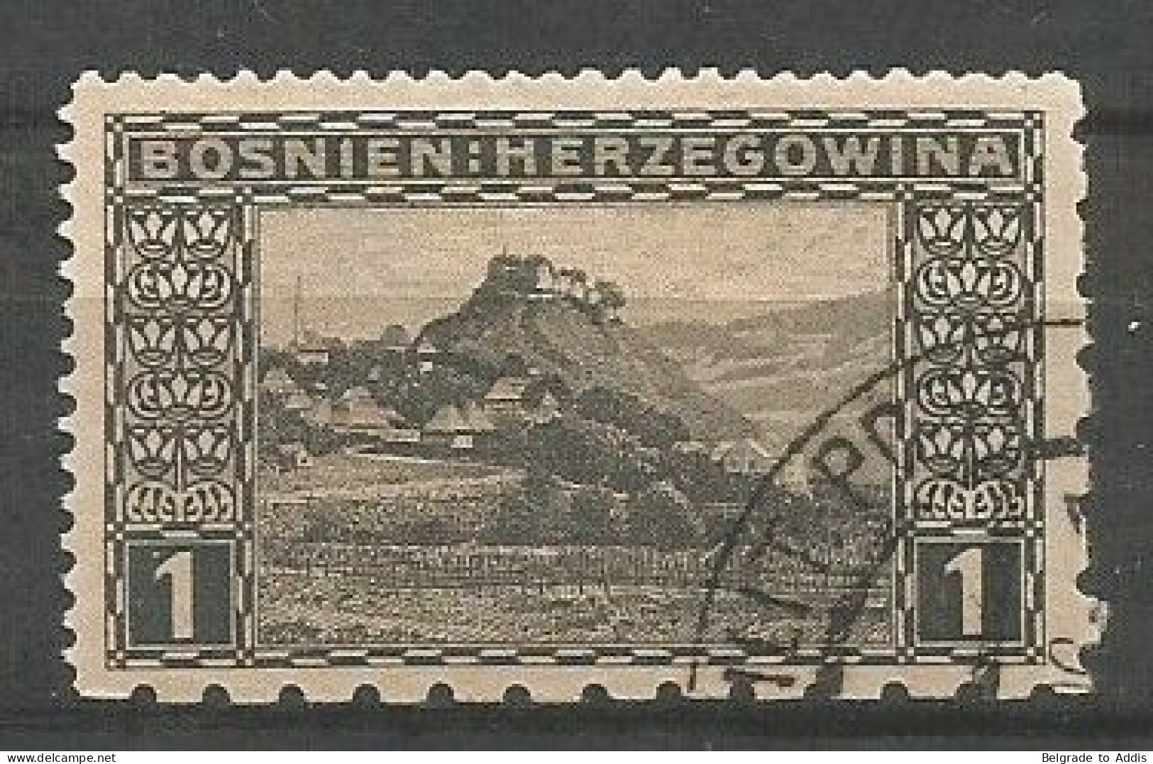 Bosnia Bosnien K.u.K. Austria Hungary Mi.30 Perforation 12½:6½:6½:12½ Coleman 3113 Used 1906 - Bosnien-Herzegowina