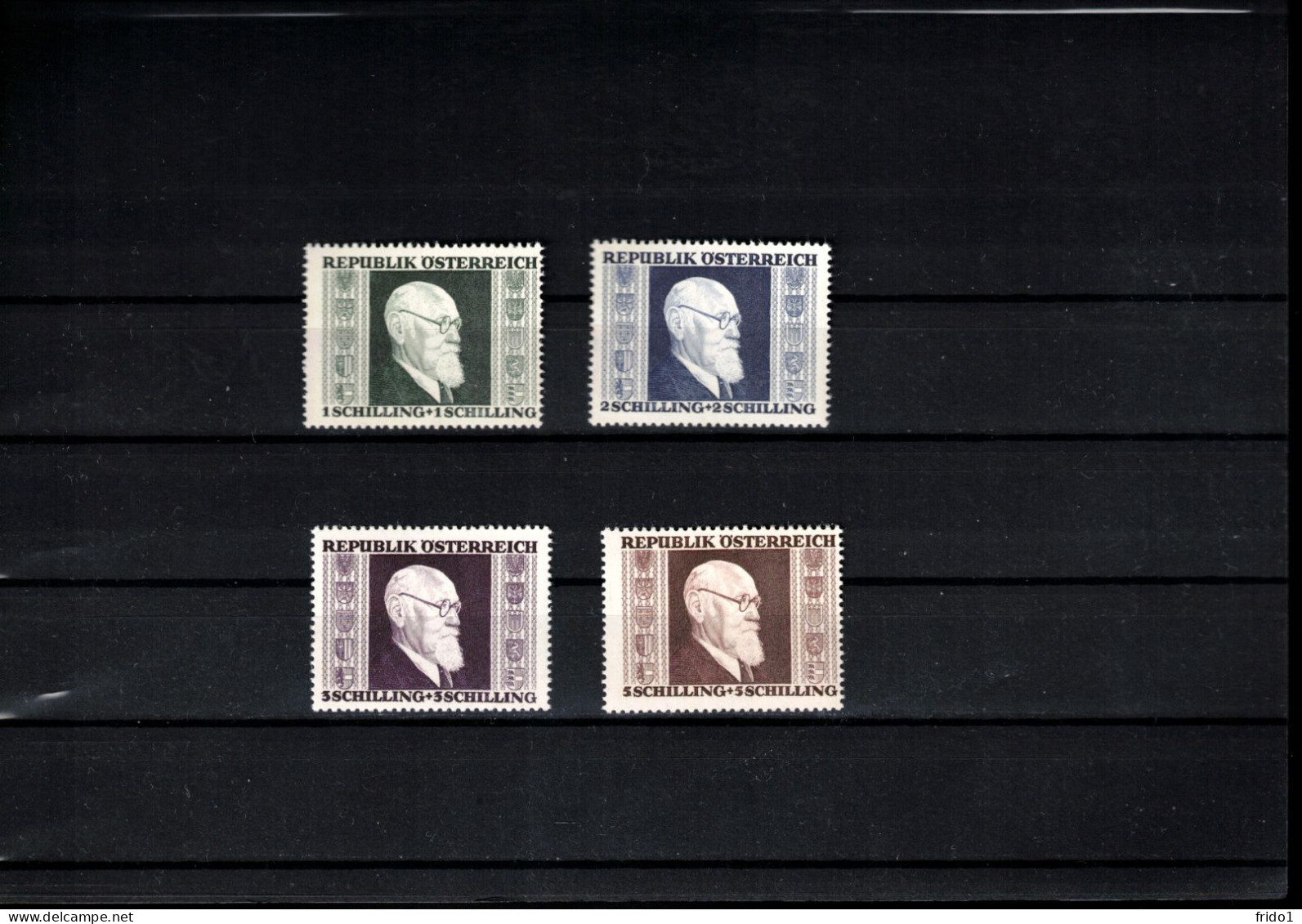 Austria / Oestereich 1946 Karl Renner Perforated Set Postfrisch / MNH - Unused Stamps
