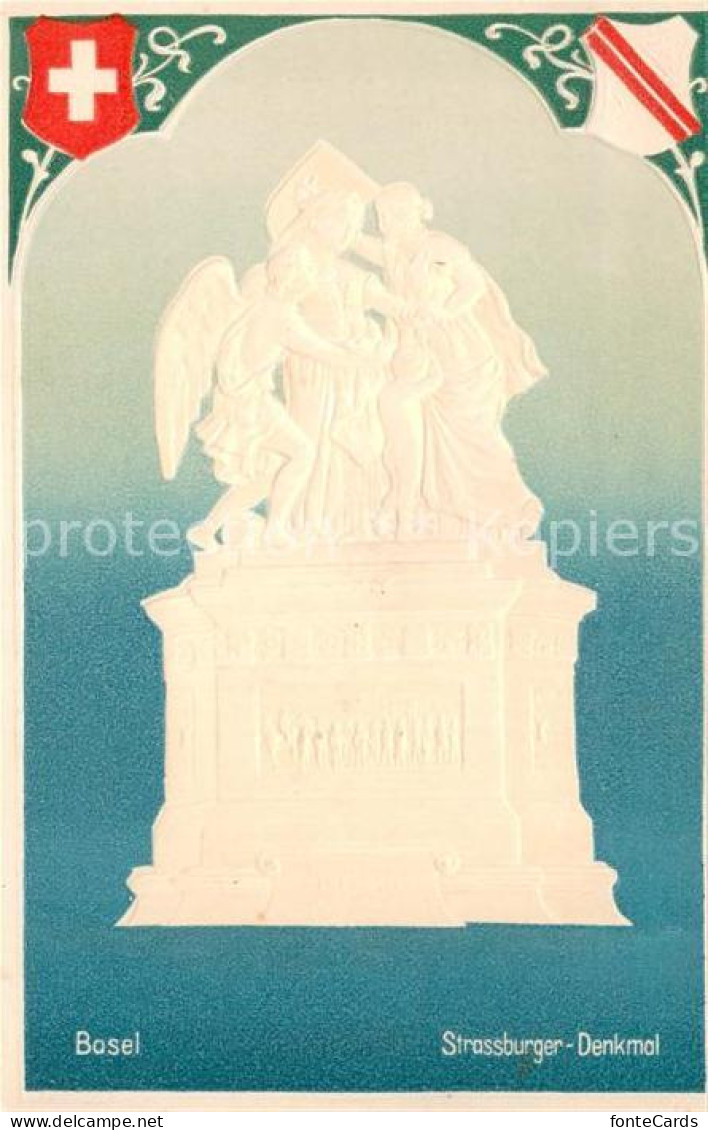 13756758 Basel BS Strassburger Denkmal Basel BS - Andere & Zonder Classificatie