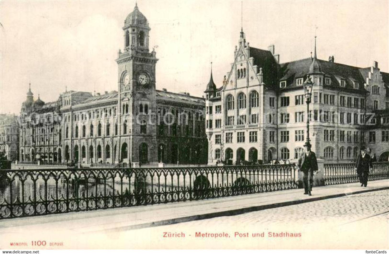 13756744 Zuerich ZH Metropole Post Und Stadthaus Zuerich ZH - Andere & Zonder Classificatie