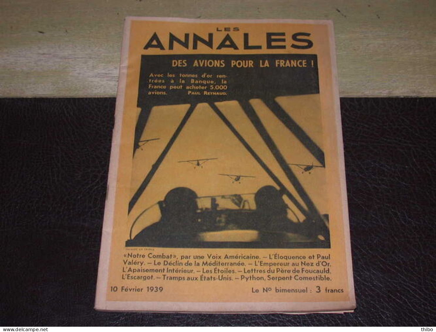 Revue "les Annales" N° 2620. Des Avions Pour La France - Non Classés