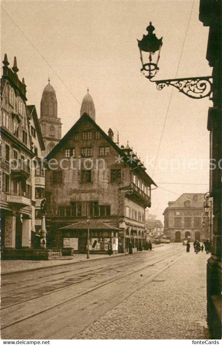 13756718 Zuerich ZH Rathausquai Zuerich ZH - Andere & Zonder Classificatie