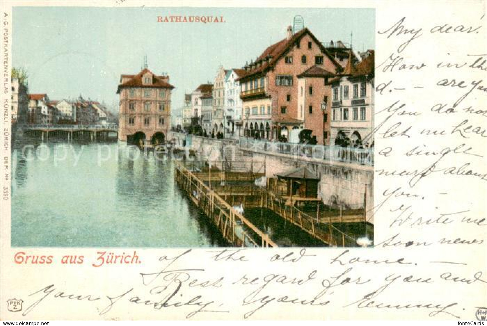 13756711 Zuerich ZH Rathausquai Zuerich ZH - Andere & Zonder Classificatie