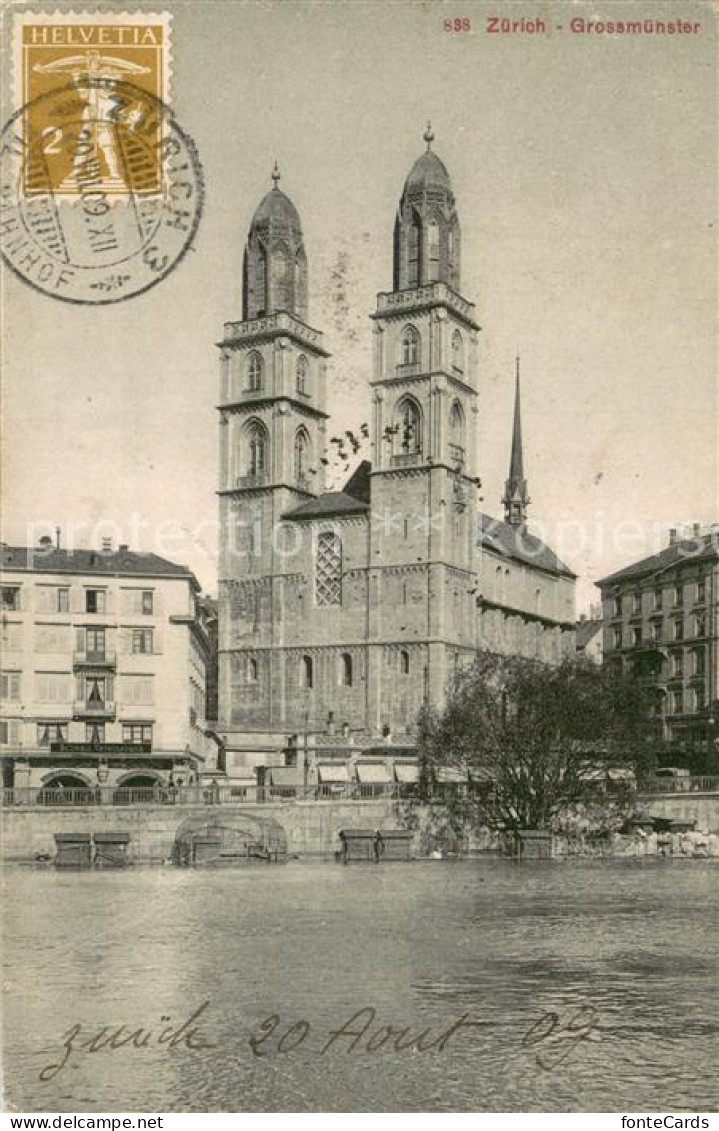 13756701 Zuerich ZH Grossmuenster Zuerich ZH - Andere & Zonder Classificatie