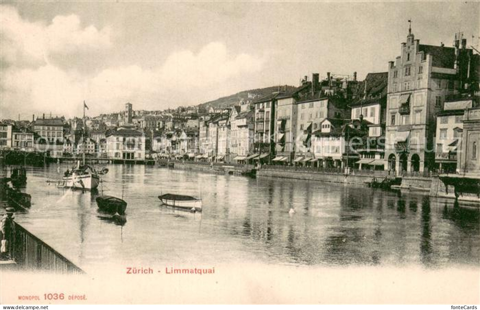 13756694 Zuerich ZH Limmatquai Zuerich ZH - Andere & Zonder Classificatie