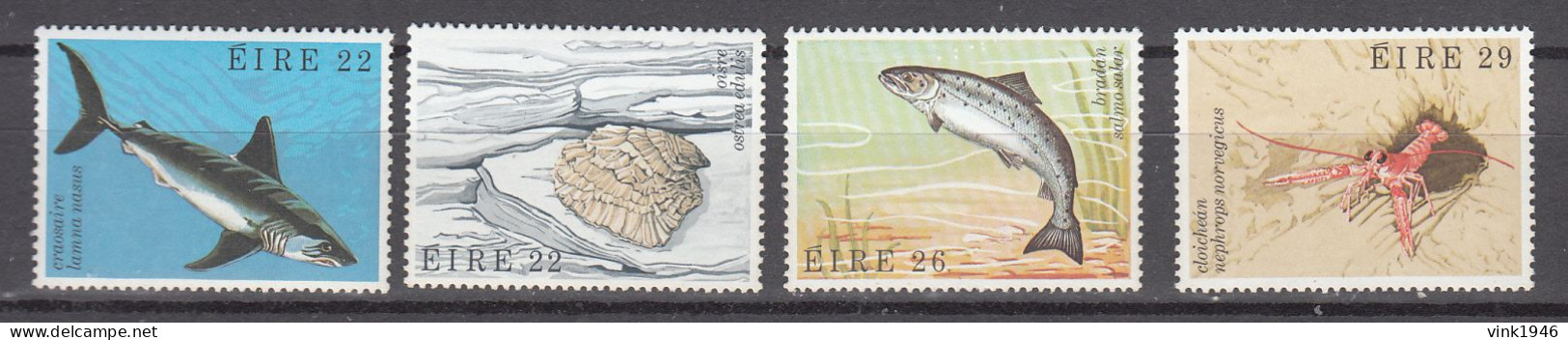 Ireland 1982,4V In Set,fish,shell,MNH/Postfris(A5011)) - Peces