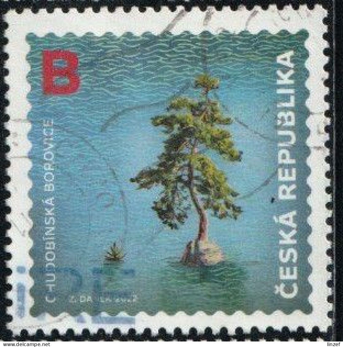 Tchéquie 2022 Yv. N°1020 - Pin Chudobin - Oblitéré - Used Stamps