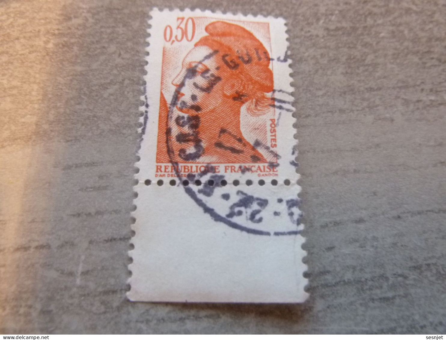 Liberté De Gandon - 30 C. - Yt 2182 - Orange - Oblitéré - Année 1982 - - 1982-1990 Liberté De Gandon