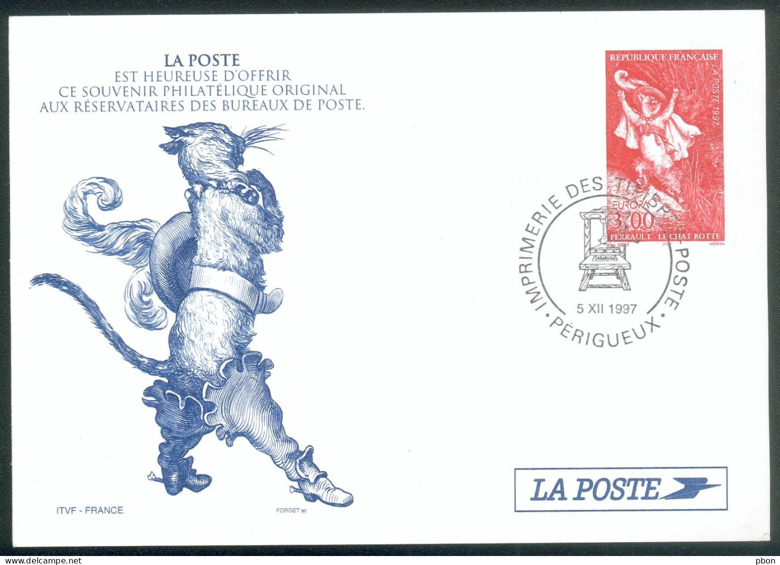 Lot 389 France 3058 Pseudo-entier Europa - Official Stationery