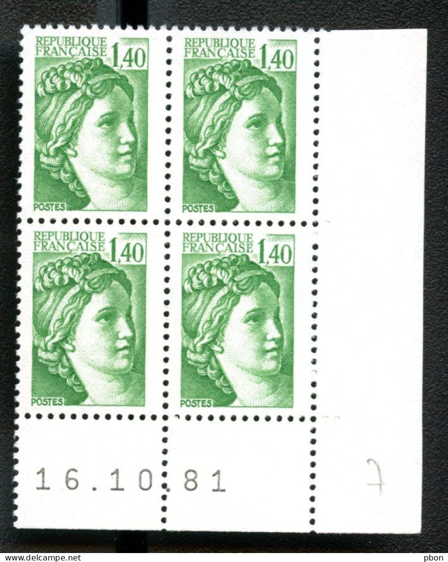 Lot D008 France Coin Daté Sabine N°2154 (**) - 1980-1989