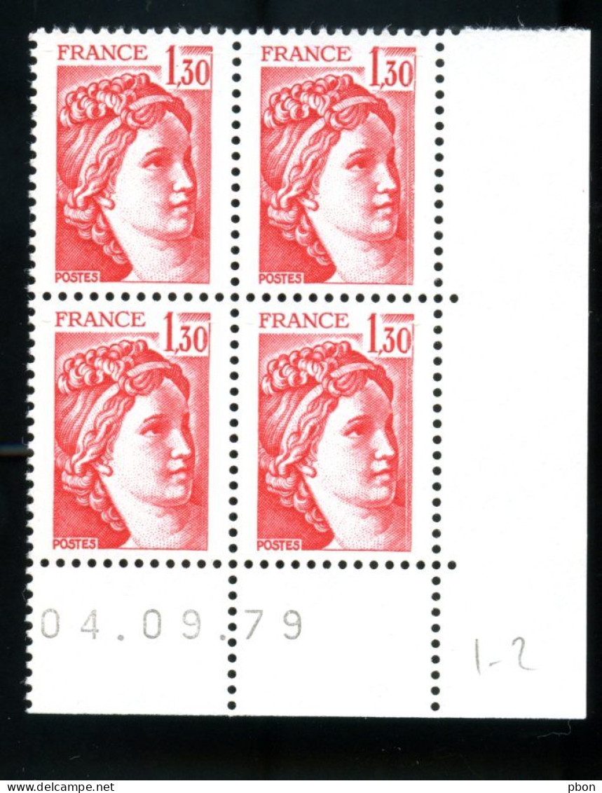 Lot C840 France Coin Daté Sabine N°2059 (**) - 1980-1989