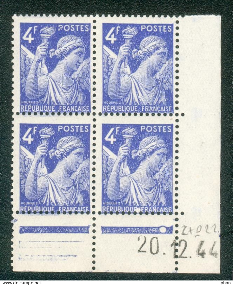 Lot C404 France Coin Daté Iris N°656(**) - 1940-1949