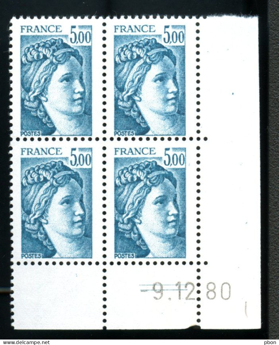 Lot C981 France Coin Daté Sabine N°2123 (**) - 1980-1989
