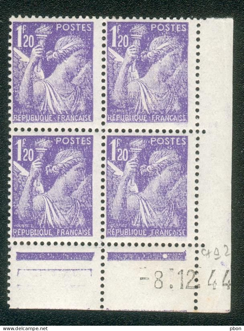 Lot A970 France Coin Daté Iris N°651 (**) - 1940-1949
