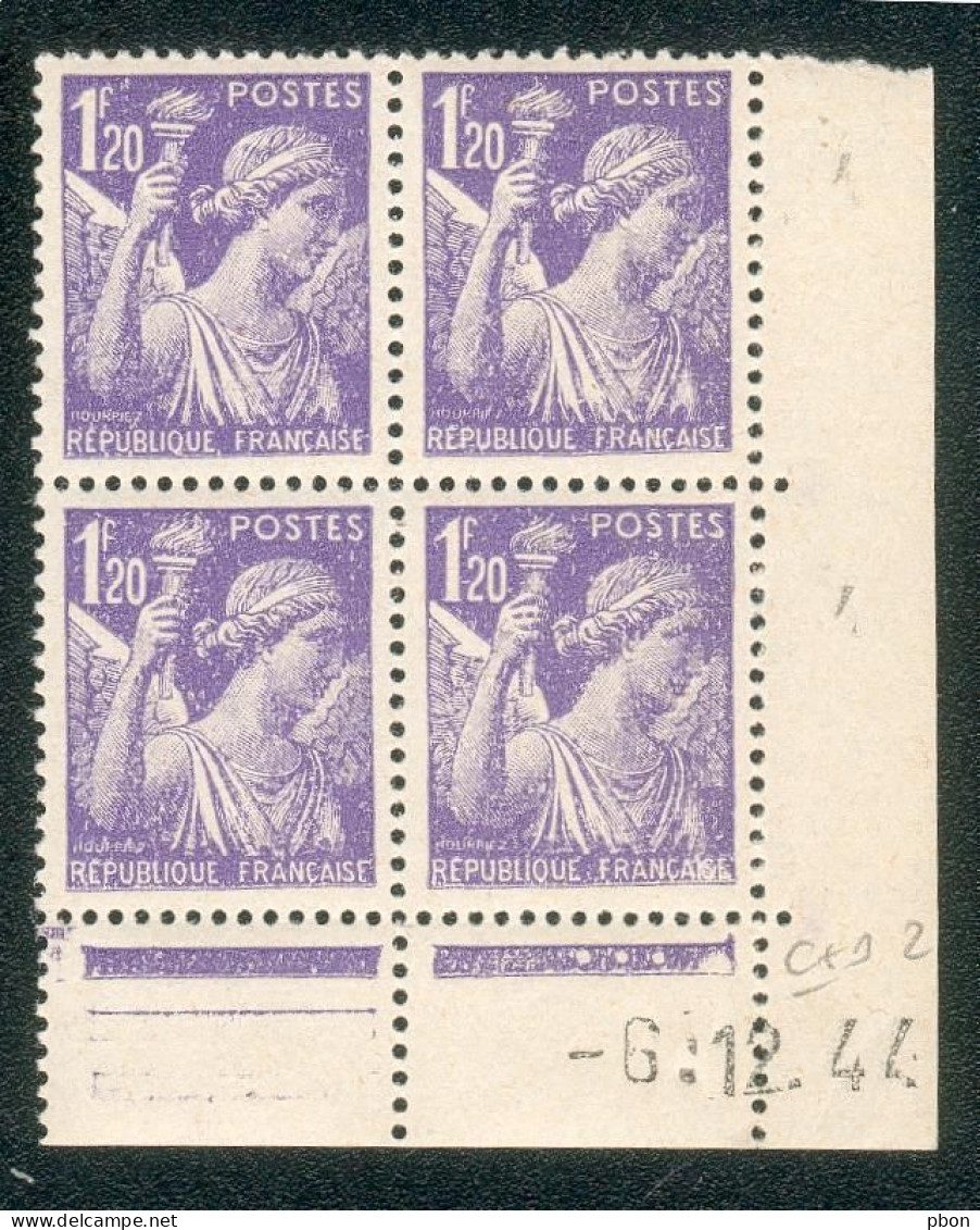 Lot A967 France Coin Daté Iris N°651 (**) - 1940-1949