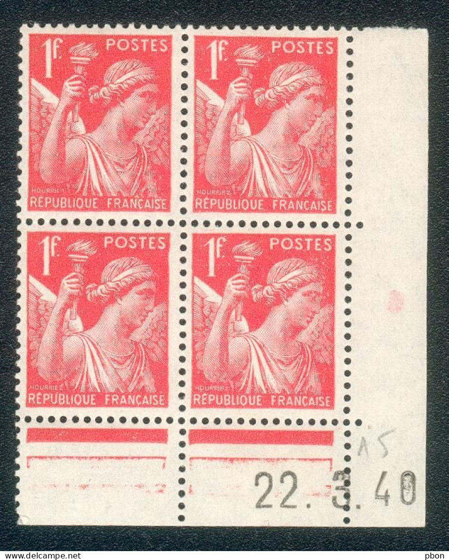 Lot A880 France Coin Daté Iris N°433 (**) - 1940-1949