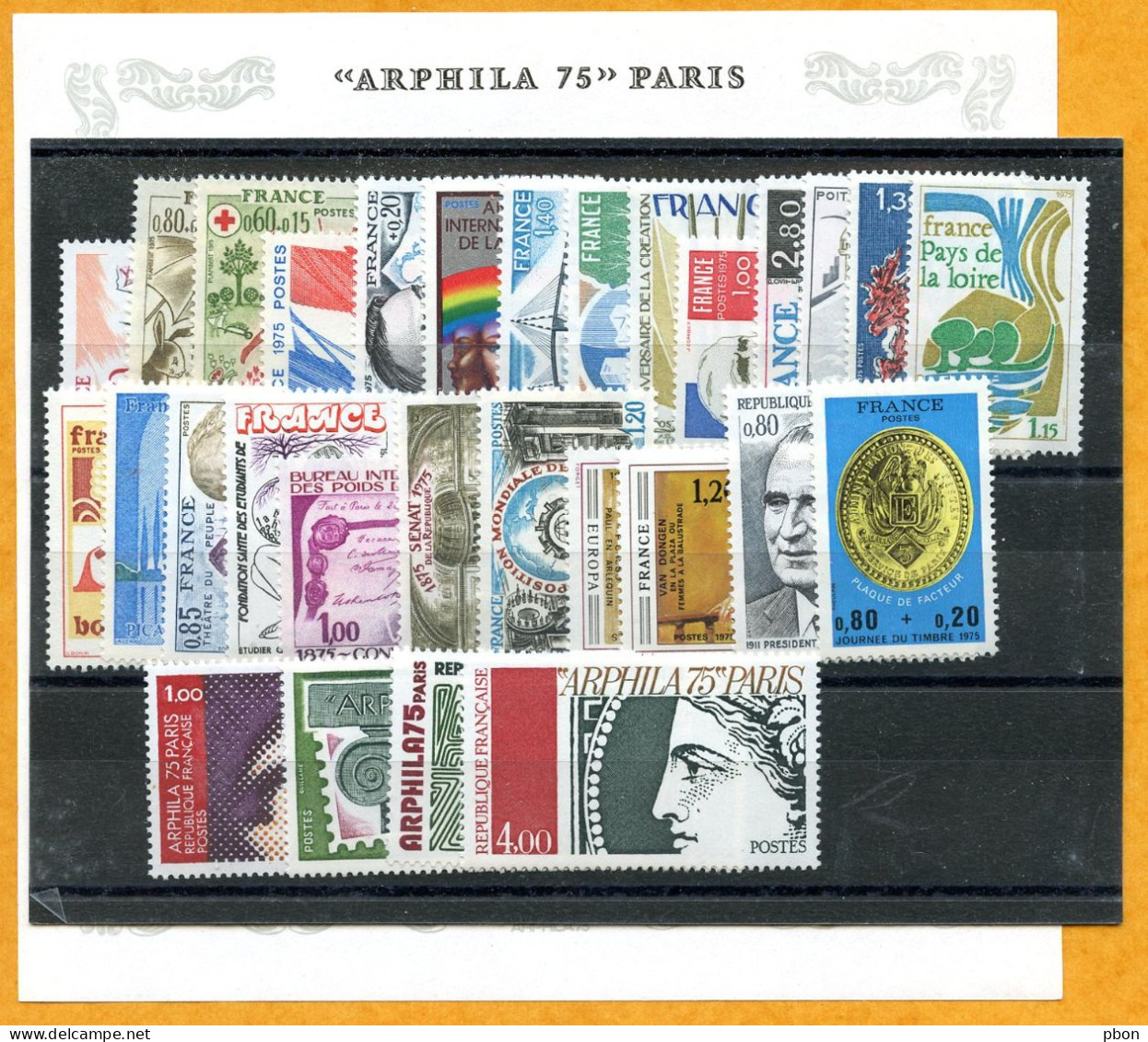 Lot Z972 Année 1975 Neuf ** - Collections