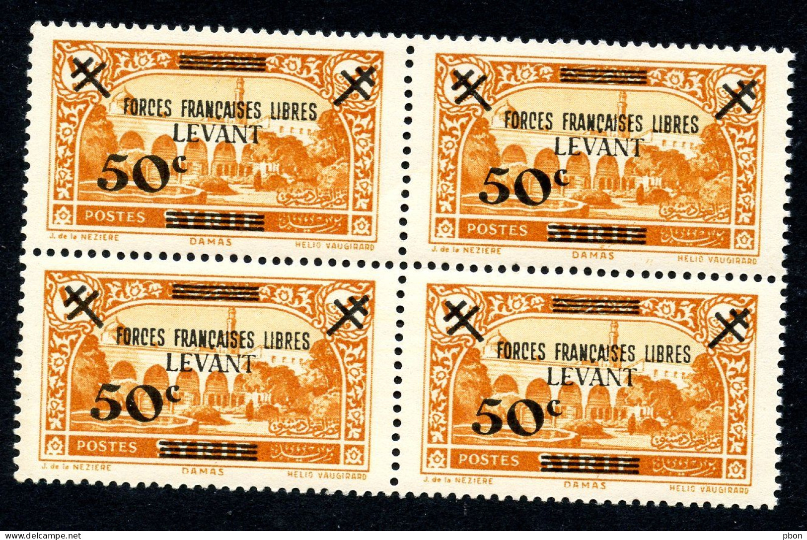Lot Z964 Levant France Libre N°41** Bloc De 4 - Unused Stamps