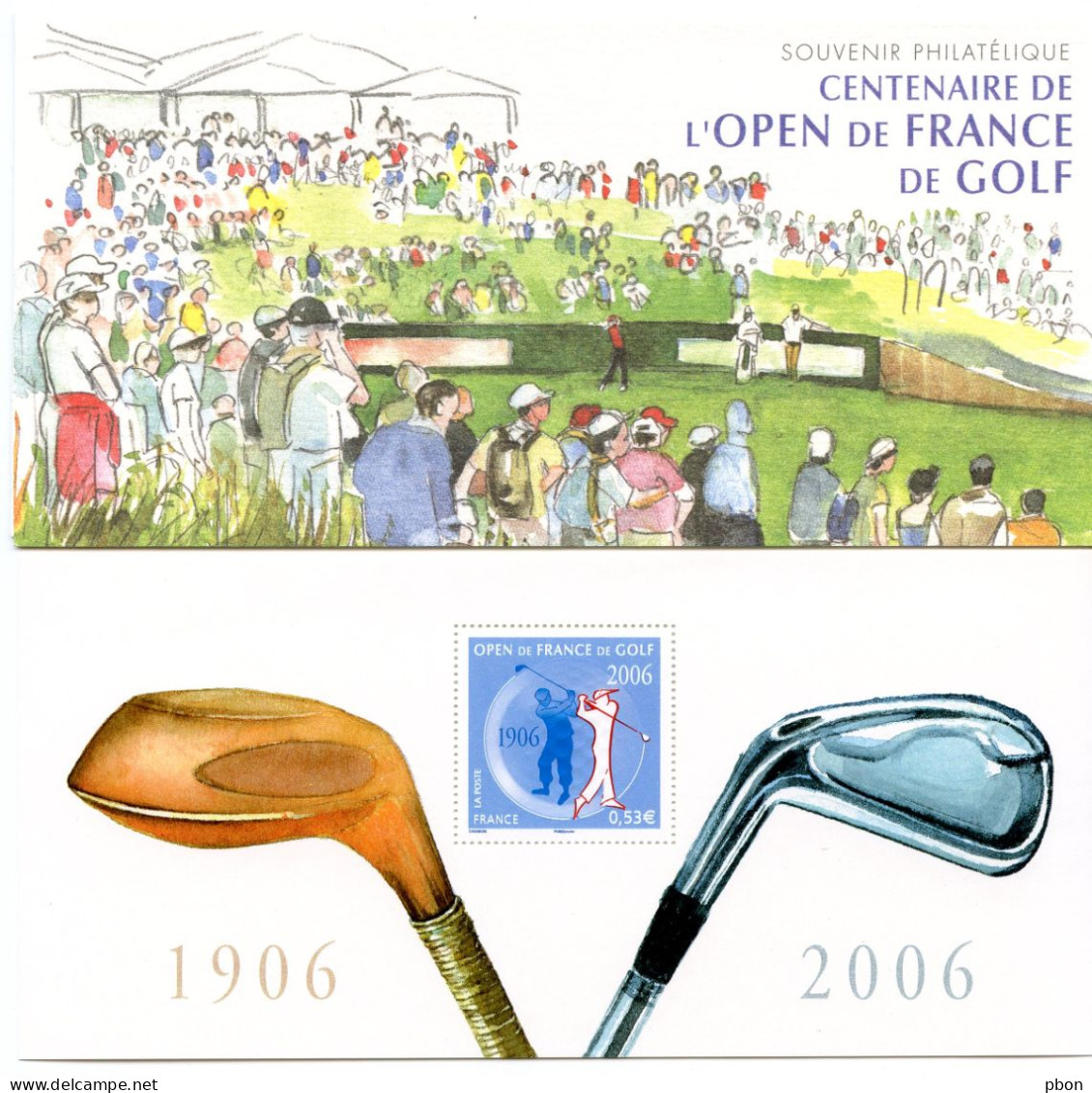 Lot Z330 France Bloc Souvenir 13 Open Golf De France - Neufs