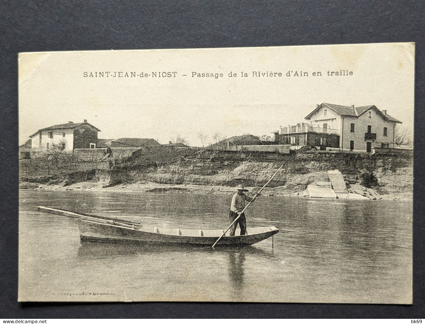 St Jean De Niost Passage De La Rivière D'Ain En Traille - Unclassified