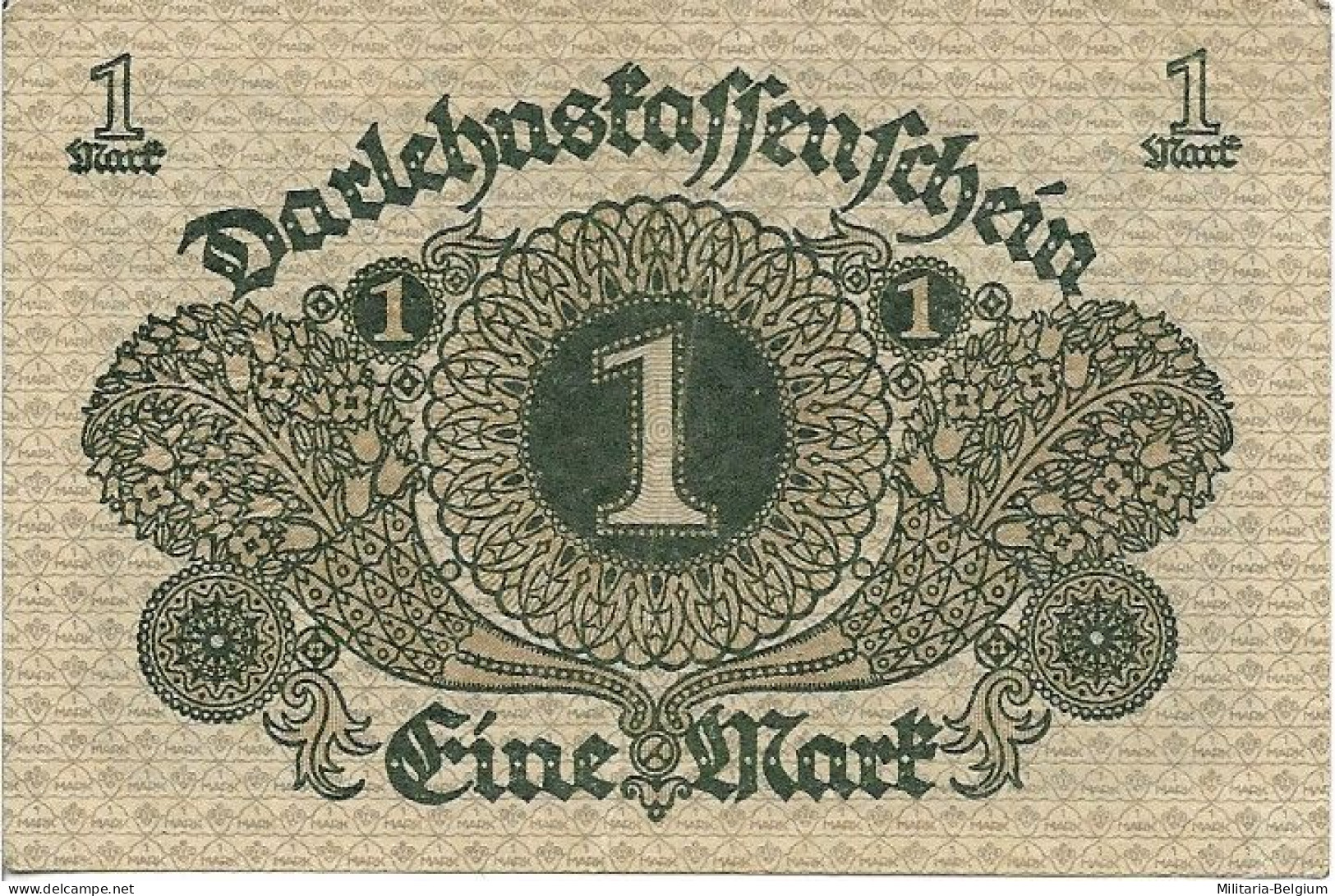 Duitsland - Darlehnskassenschein Eine Mark - 1920 - Administración De La Deuda