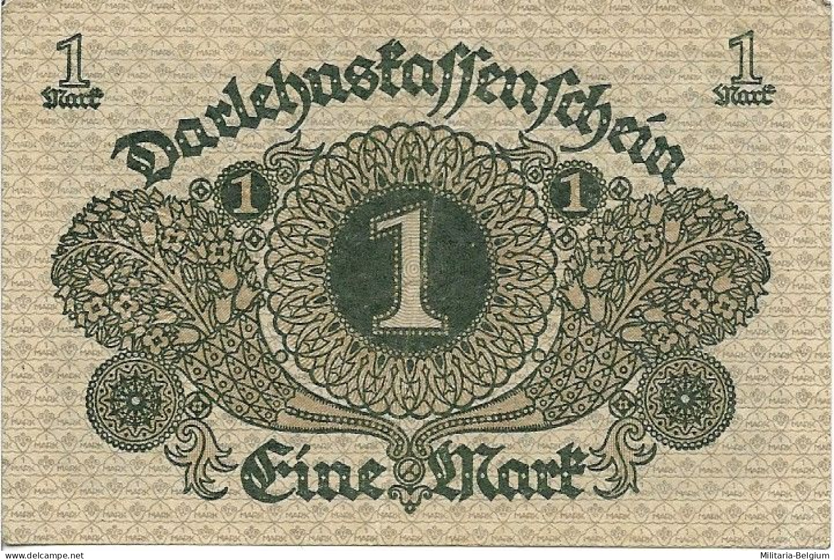 Duitsland - Darlehnskassenschein Eine Mark - 1920 - Administration De La Dette